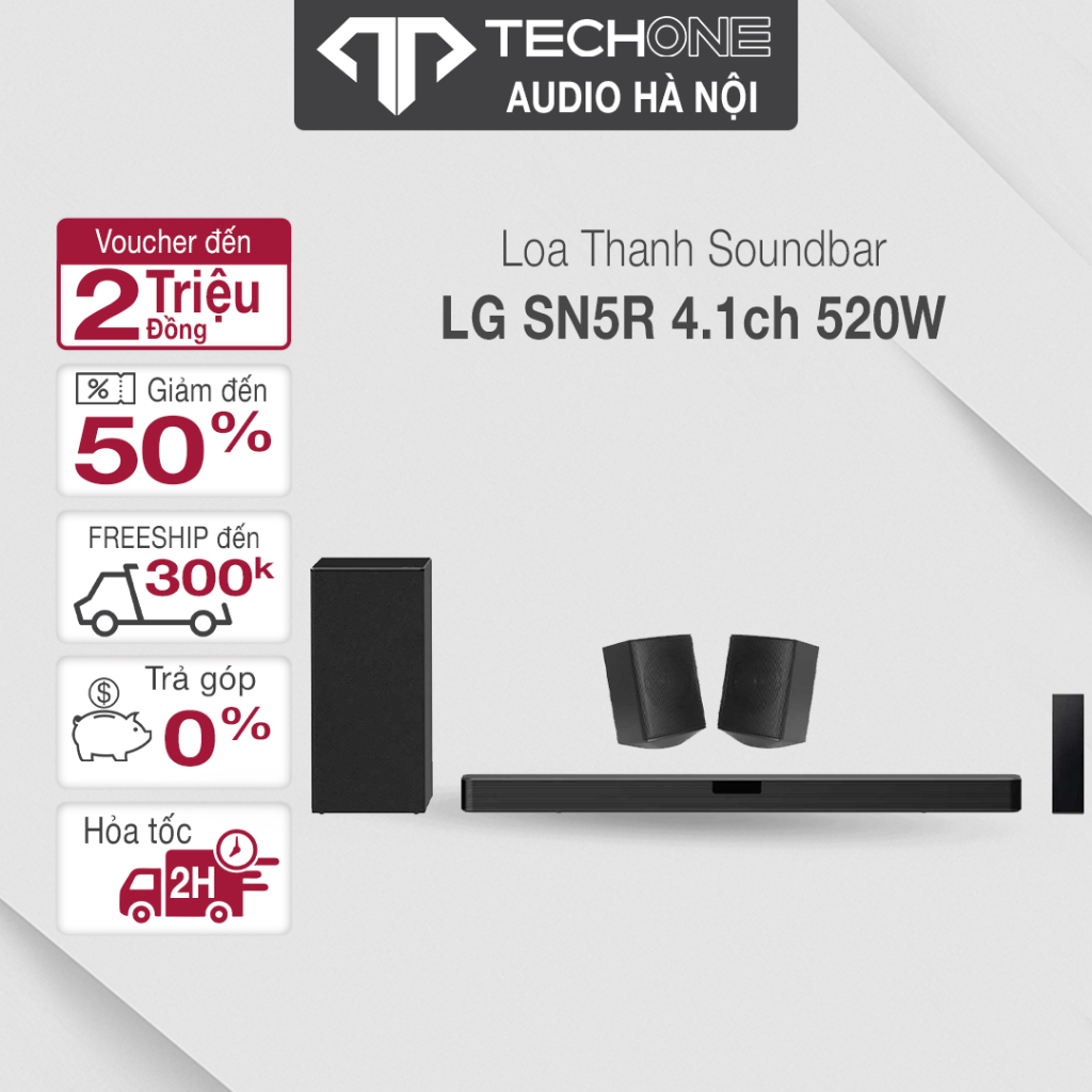 Loa thanh soundbar LG SN5R 4.1 520W Và LG S60TR 440W 5.1CH hàng ...