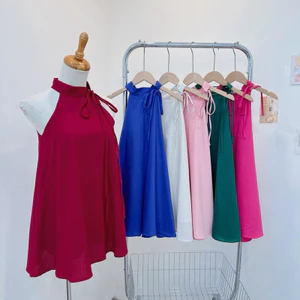 Áo yếm chất liệu linen thiết kế hiện đại LUCTA TOP
