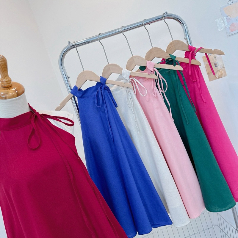 Áo yếm chất liệu linen thiết kế hiện đại LUCTA TOP