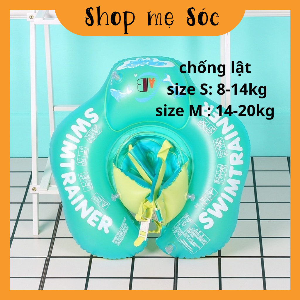 PHAO TẬP BƠI PHAO CHỐNG LẬT SWIMTRAINER ABC cho bé mesocshop