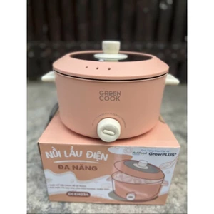 NỒI LẨU ĐIỆN ĐA NĂNG GREEN COOK 4.0L ( HKM sữa NutiFood)