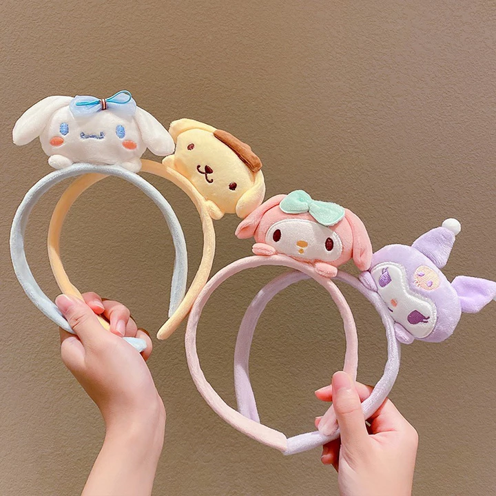 Bờm cài tóc hàn quốc, bờm hoạt hình dễ thương,bờm tóc con ếch đáng yêu, băng đô cài tóc cute PK25