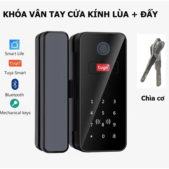 Khóa cửa vân tay King Guard KB12 App Tuya Có chìa cơ | Shopee Việt Nam