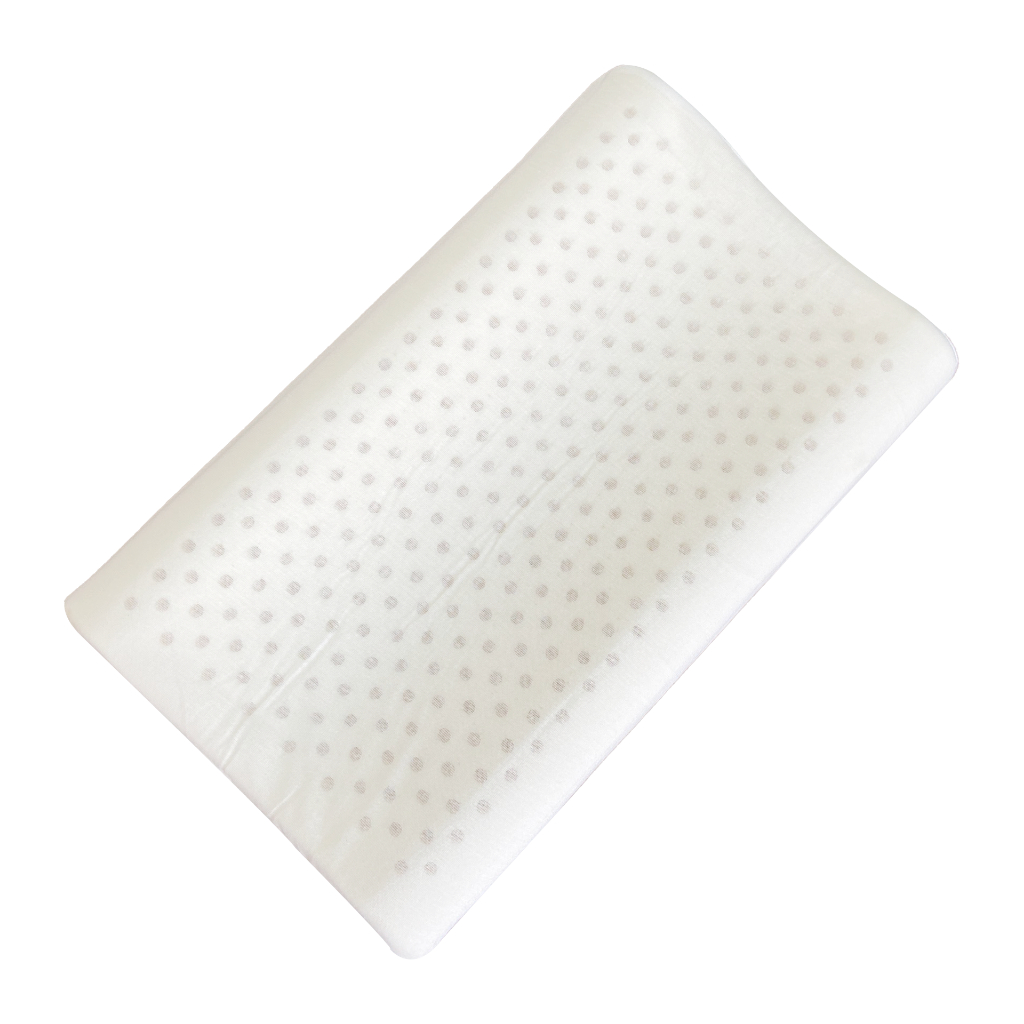Ảnh Gối cao su thiên nhiên lượn sóng NIN House thích hợp cho trẻ em, em bé 44*27*6cm 2