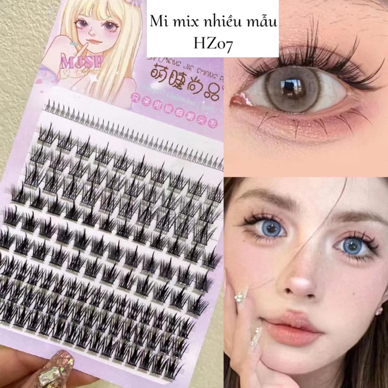Mi Giả Anime Cụm Rời Tách Sợi MJSP Mã HZ07 Mix Size Mix Nhiều Mẫu ...