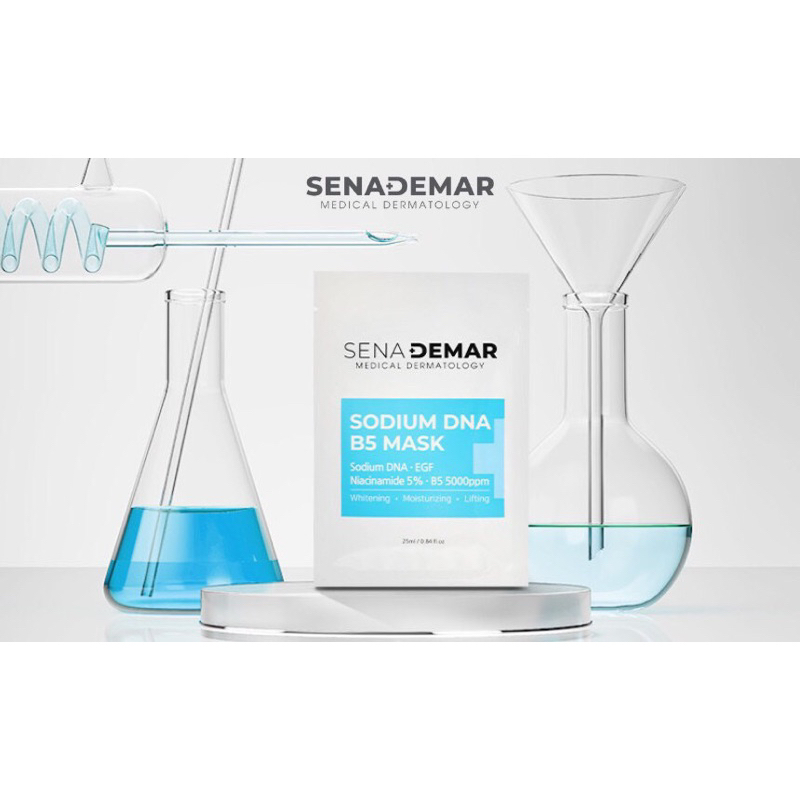 30-50 miếng Mặt nạ Sena Demar sodium DNA B5 mask 25ml hạn 2028 mặt nạ Senademar IS191
