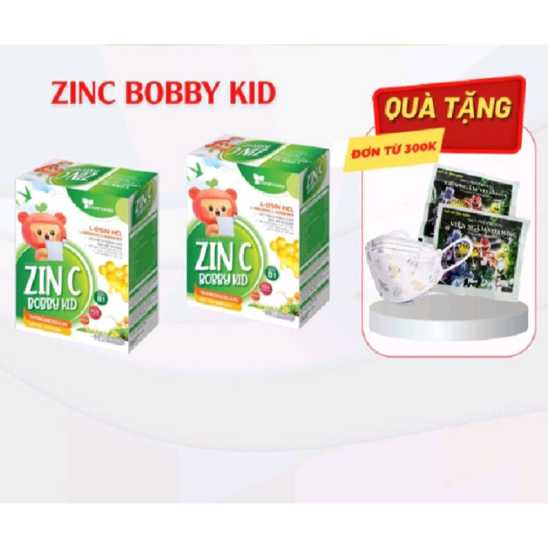 ZinC Bobby Kid Bổ sung Lysine HCL ,tăng đề kháng, giúp răng và xương