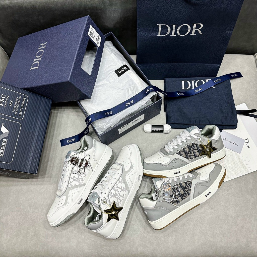 Giày_Dior B27 Trắng low Bản Best New Hot, Giày Basic phù hợp mọi phong ...