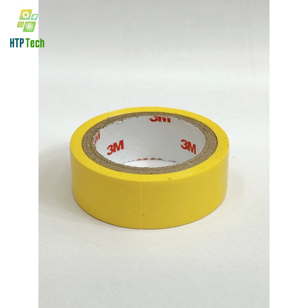 Băng keo cách điện PVC Temflex Plus 3M chống cháy lan 18mmx5m màu vàng ...