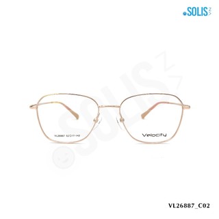 Gọng kính kim loại hiệu Velocity VL26887 KÍCH THƯỚC 52-17-142