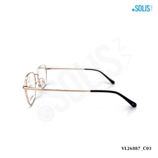 Gọng kính kim loại hiệu Velocity VL26887 KÍCH THƯỚC 52-17-142