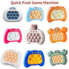 Đồ chơi Pop it thế hệ mới - máy điện tử chơi game Pop it giải trí bấm nút theo đèn nhạc,4 level,999 cấp độ