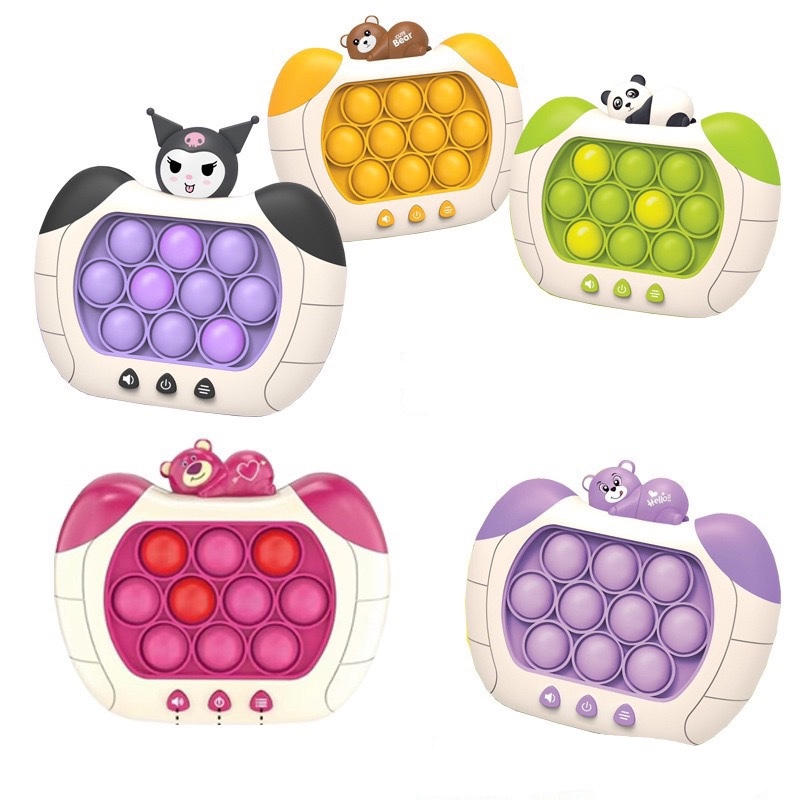 Đồ chơi Pop it thế hệ mới - máy điện tử chơi game Pop it giải trí bấm nút theo đèn nhạc,4 level,999 cấp độ