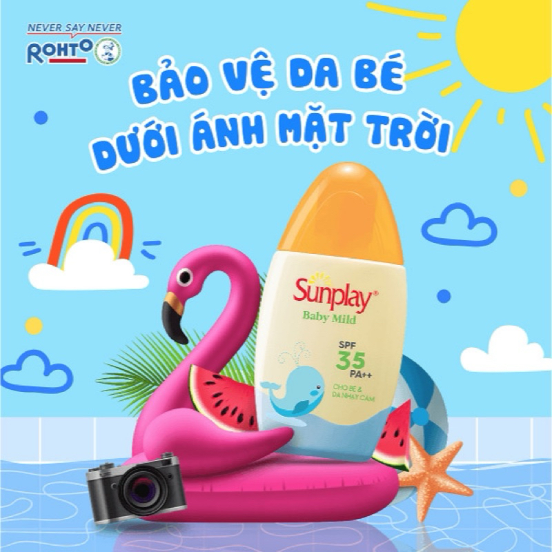 Kem Chống Nắng Sunplay Đỏ,Dưỡng Ẩm Trắng Da Sunplay Kem Chống Nắng Cho Bé Dưỡng Da Mặt & Body Japari