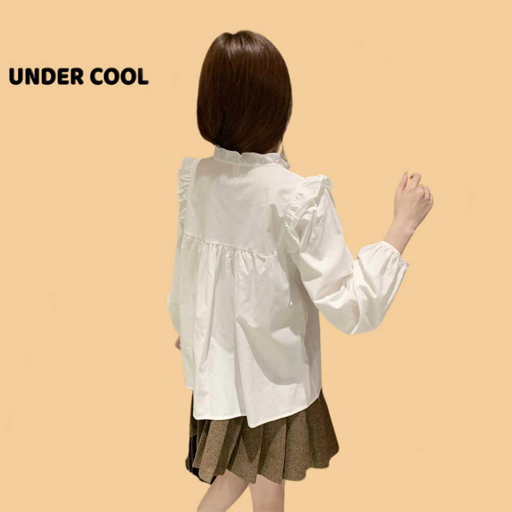 Áo Sơ Mi Babydoll Bèo Nhún UNDERCOOL Cổ Tay Bom 3 Màu ASM31