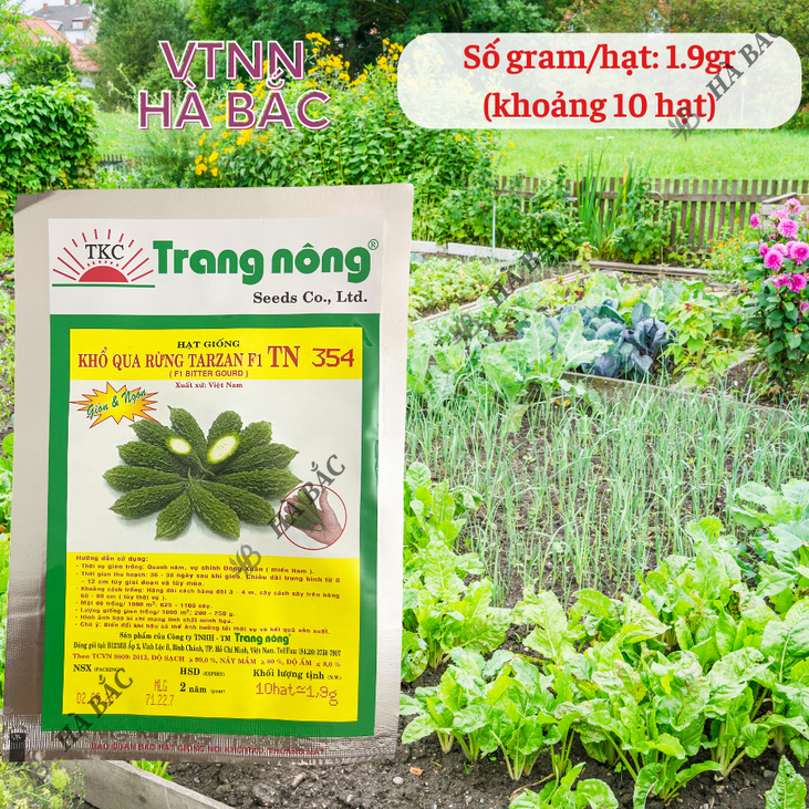 Khổ Hoa Rừng Tarzan F1 TRANG NÔNG TN354 (10 hạt), Hạt Giống Nảy Mầm Tốt, Năng Suất Cao Trông Quanh Năm, Hạt Giống Hà Bắc