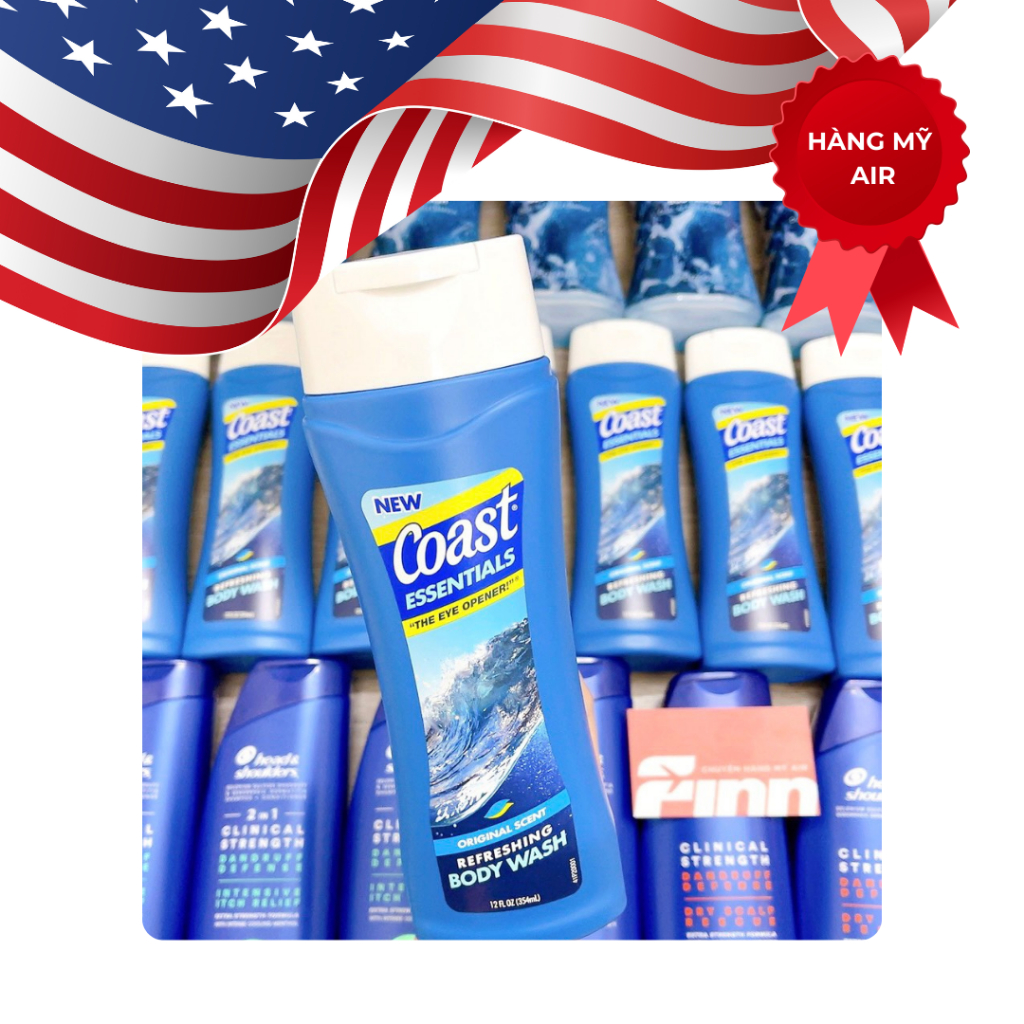 Sữa tắm cho nam Coast Essentials Body Wash Original Scent Refreshing