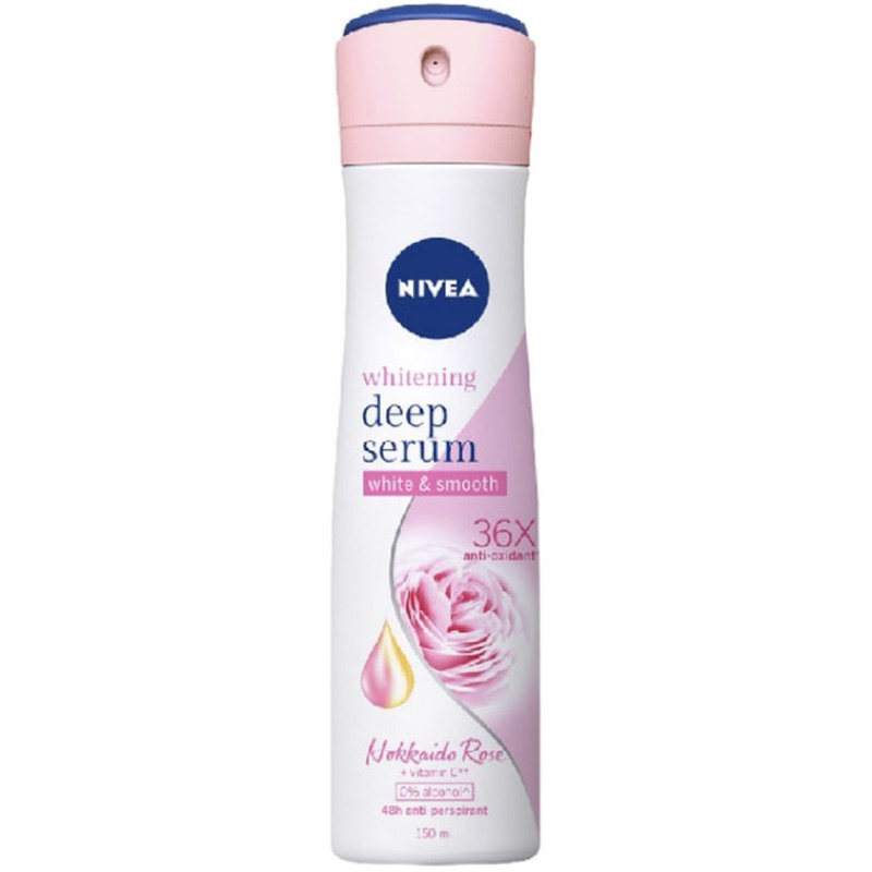 Xịt Khử Mùi Nữ Nivea 150ml - Sáng Da, Mờ Vết Thâm
