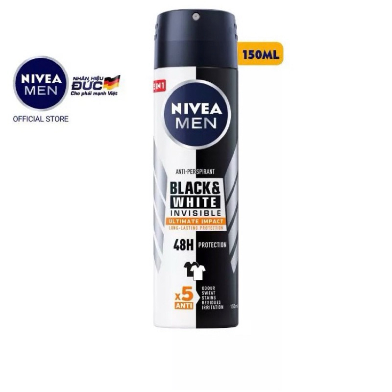 Xịt Ngăn Mùi NIVEA MEN 150ml