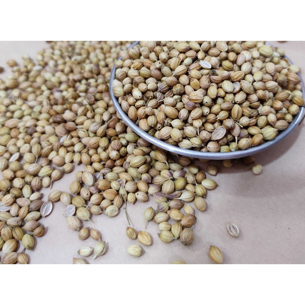 Hạt Mùi Khô Sạch (Hạt Ngò) 100g - Gia Vị Nấu Phở, Lẩu, Các Món Nướng Thơm Lừng, Thảo Mộc Tắm Bé, Xông Hơi Thư Giãn Luka