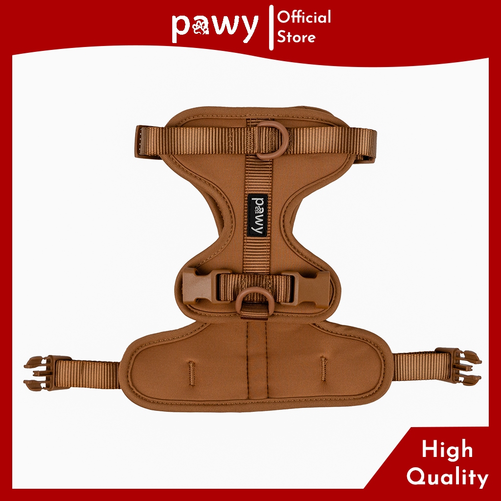 Ảnh Yếm Dắt Cho Chó Pawy - Flexiwear - Màu Nâu - Dog No Pull Harness - Yếm cho mèo 2