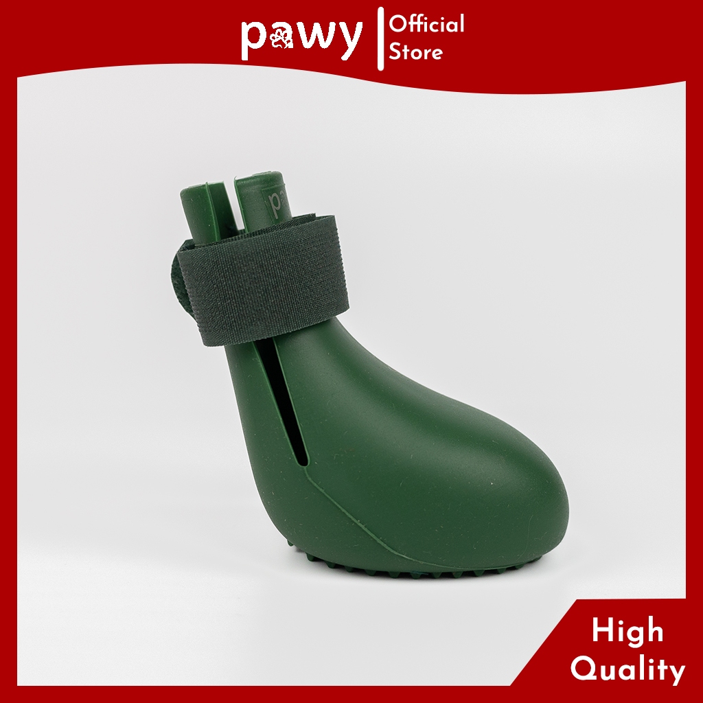 Ảnh Giày Cho Chó Mèo Pawy - Ultra Protection - Xanh Lá Cây - Pawy Dog & Cat Shoes - Giày Đi Mưa Cho Chó Mèo 2
