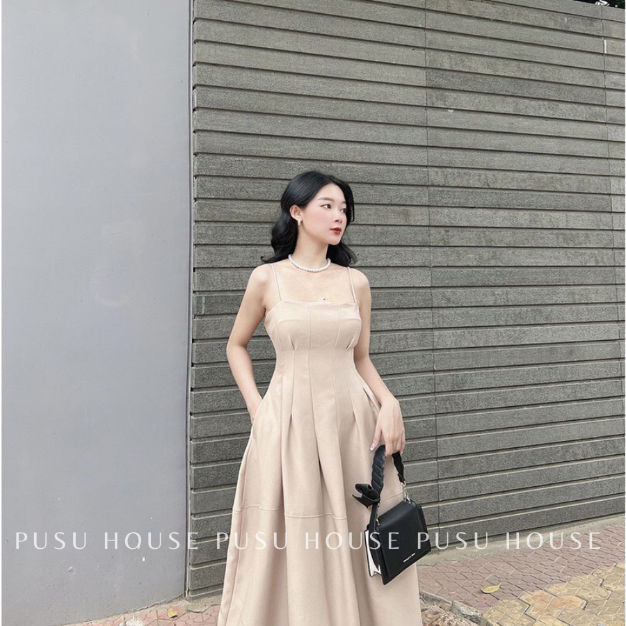 [ HÀNG SẴN THẬT 100%]ĐẦM 2S ĐI TIỆC, DẠO PHỐ 2 TÚI DÁNG DÀI