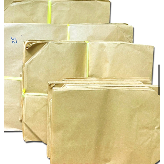 Combo 100 túi giấy xi măng đựng đồ ăn chiên rán, đóng hàng đủ các kích cỡ hàng đẹp giá rẻ