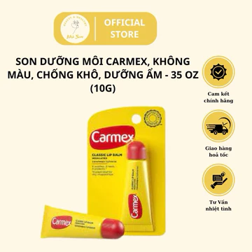 Son Dưỡng Môi Carmex,Hàng Mỹ, Son Dưỡng Camex Không Màu, Chính Hãng Mỹ, Có Loại SPF15, Dưỡng Ẩm, Giảm Khô Môi
