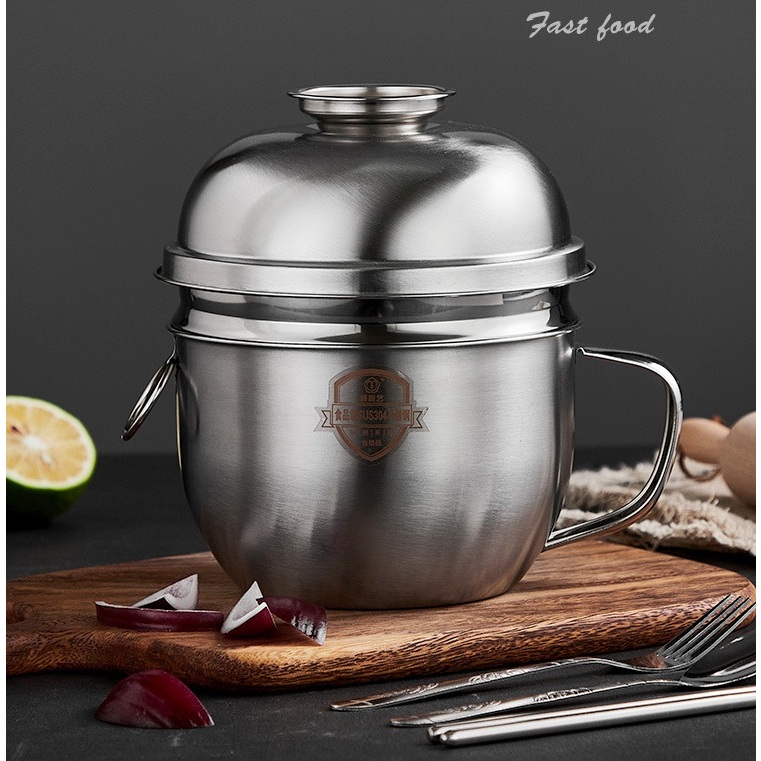 Cà Mên Cơm Inox 304 2Lớp LOẠI CAO CẤP , Tô Đựng Mì, Cặp Lồng, Hộp Đựng ...
