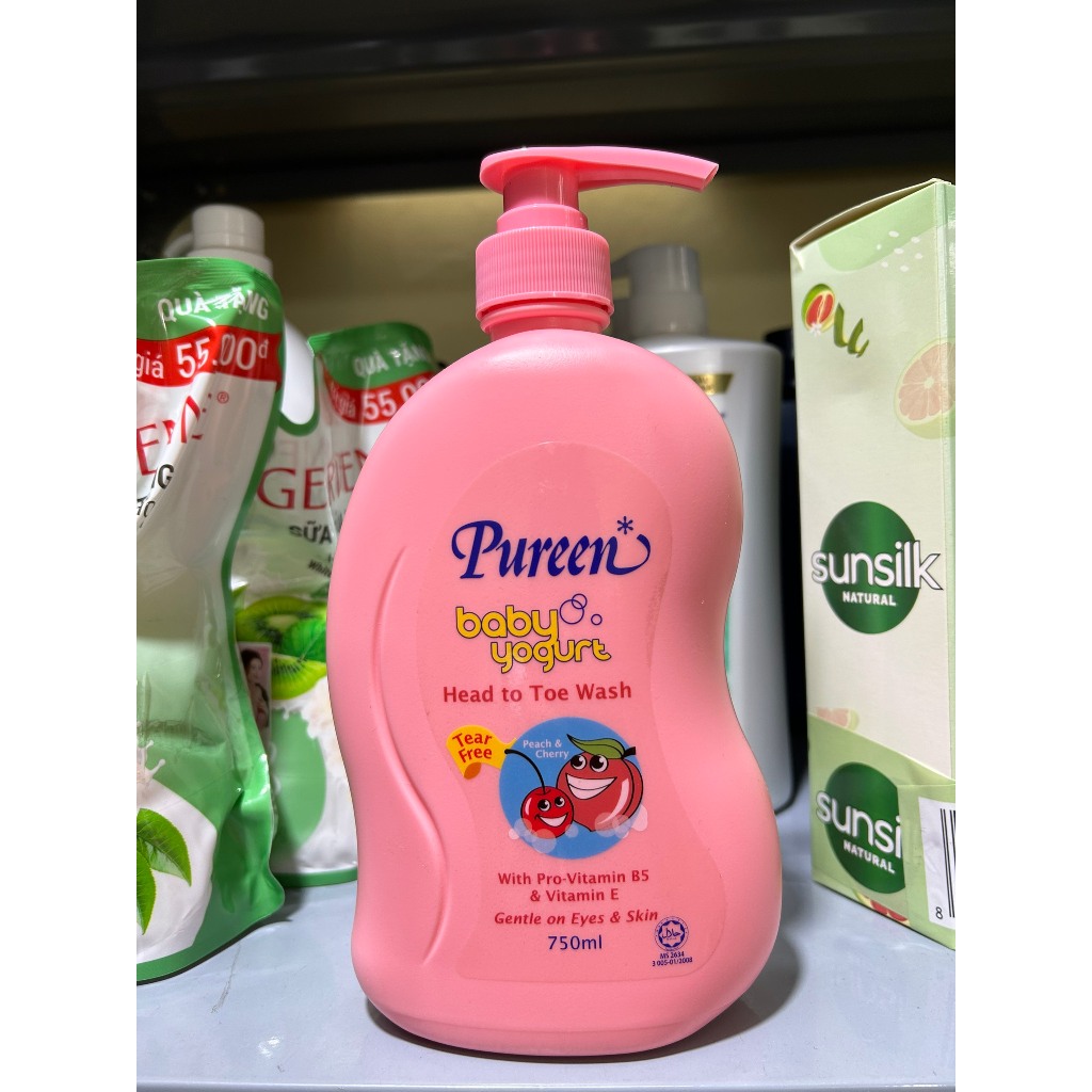 Sữa Tắm Gội Toàn Thân Cho Bé 2 IN 1 Pureen 750ml