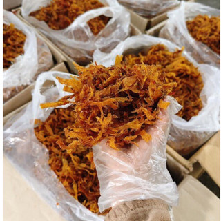 500g Khô Mực Xé Rối Vân Đồn Túi Zip Loại Ngon