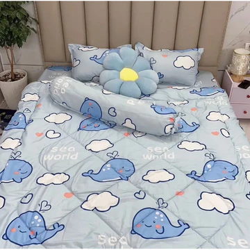 Bộ chăn phao ga gối poly combo 5 món nhiều mẫu lựa chọn HOT nhất năm 2019 chăn ga thương hiệu GA GỐI POLY l GA GỐI