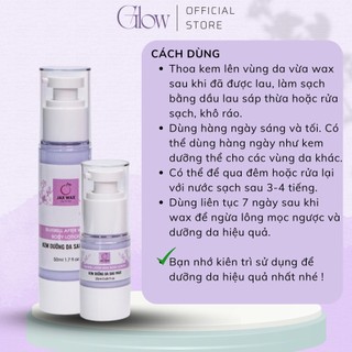 Kem Dưỡng Da Sau Khi Wax Lông Giúp Giảm Ửng Đỏ, Viêm Nang Lông GLOWWAXING Lành Tính An Toàn CHE TÊN