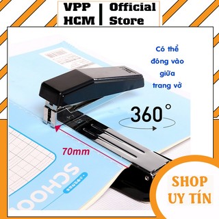 Bấm kim xoay số 3 Deli 0414, Dập ghim 0414 Deli
