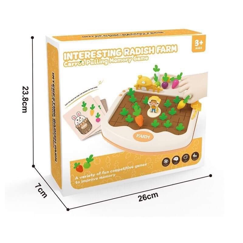 Đồ Chơi Nông Trại Nhổ Cà Rốt Đồ Chơi Montessori Thu Hoạch Trang Trại Nông Trại Phân Biệt Màu Sắc - Đồ Chơi Cho Bé PUKAPI