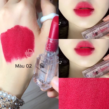 Son Lì Son Sáp VARIETY Chính Hãng Không Chì Cao Cấp [02 Đỏ Hồng Kho]