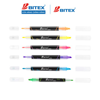 Bút dạ quang hai đầu highlighter Bitex HL02 nhiều màu