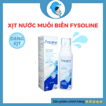 Xịt muối biển Fysoline (nước muối dạng xịt) phòng ngừa khô mũi, vệ sinh mũi hằng ngày MECAHEO