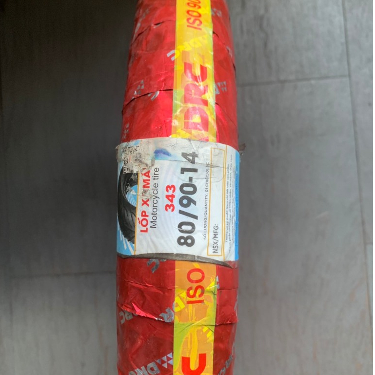 Lốp xe máy DRC 80/90-14 vỏ trước Airblade, Mio, Click dùng ruột (săm ...