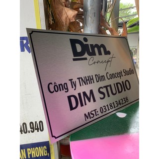 BẢNG, BIỂN CÔNG TY, Alcorest in UV nội dung, ngoài trời