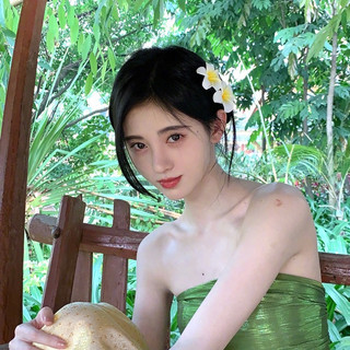 Kẹp Tóc Hình Hoa Thanh Lịch Kẹp Mỏ Vịt Thời Trang Hè Phong Cách Hàn Quốc