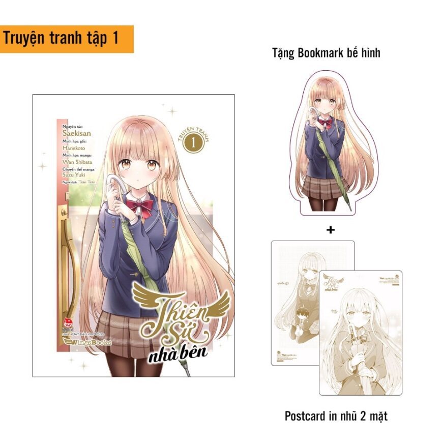 Ảnh Truyện tranh thiên sứ nhà bên tập 1,2,3,4 ( bản manga) 1