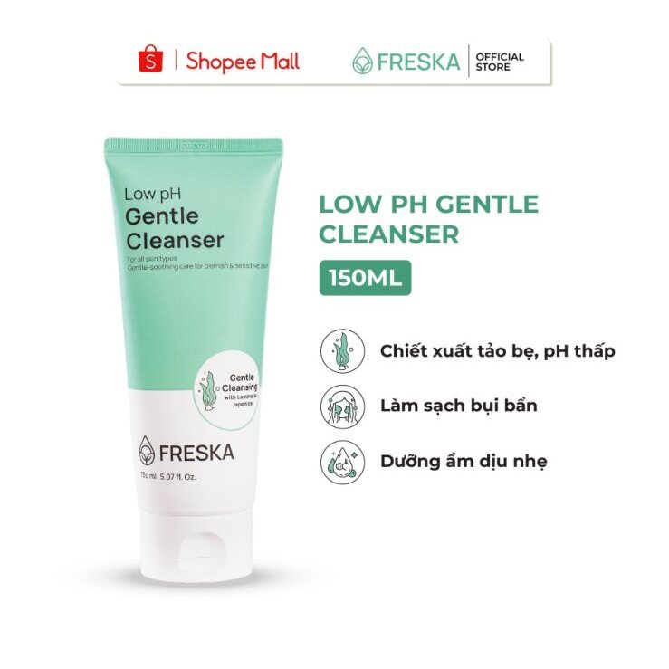 Ảnh [HÀNG TẶNG KHÔNG BÁN] Sữa rửa mặt Freska Low pH Gentle Cleanser 150ml 1