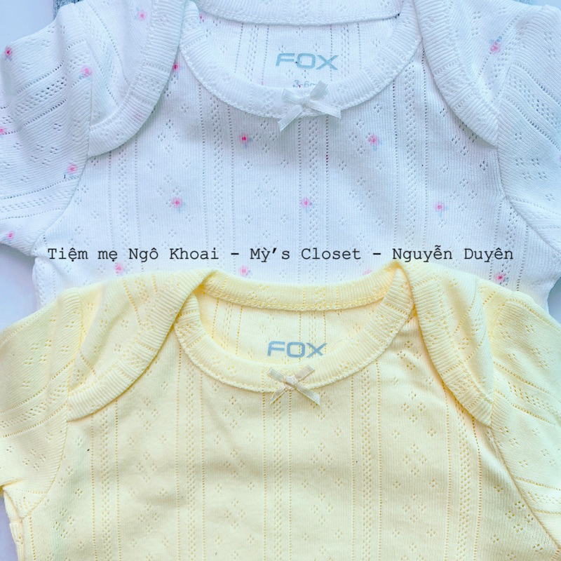 [MD84] FOX Body chip ngắn tay chất liệu thông hơi cho bé