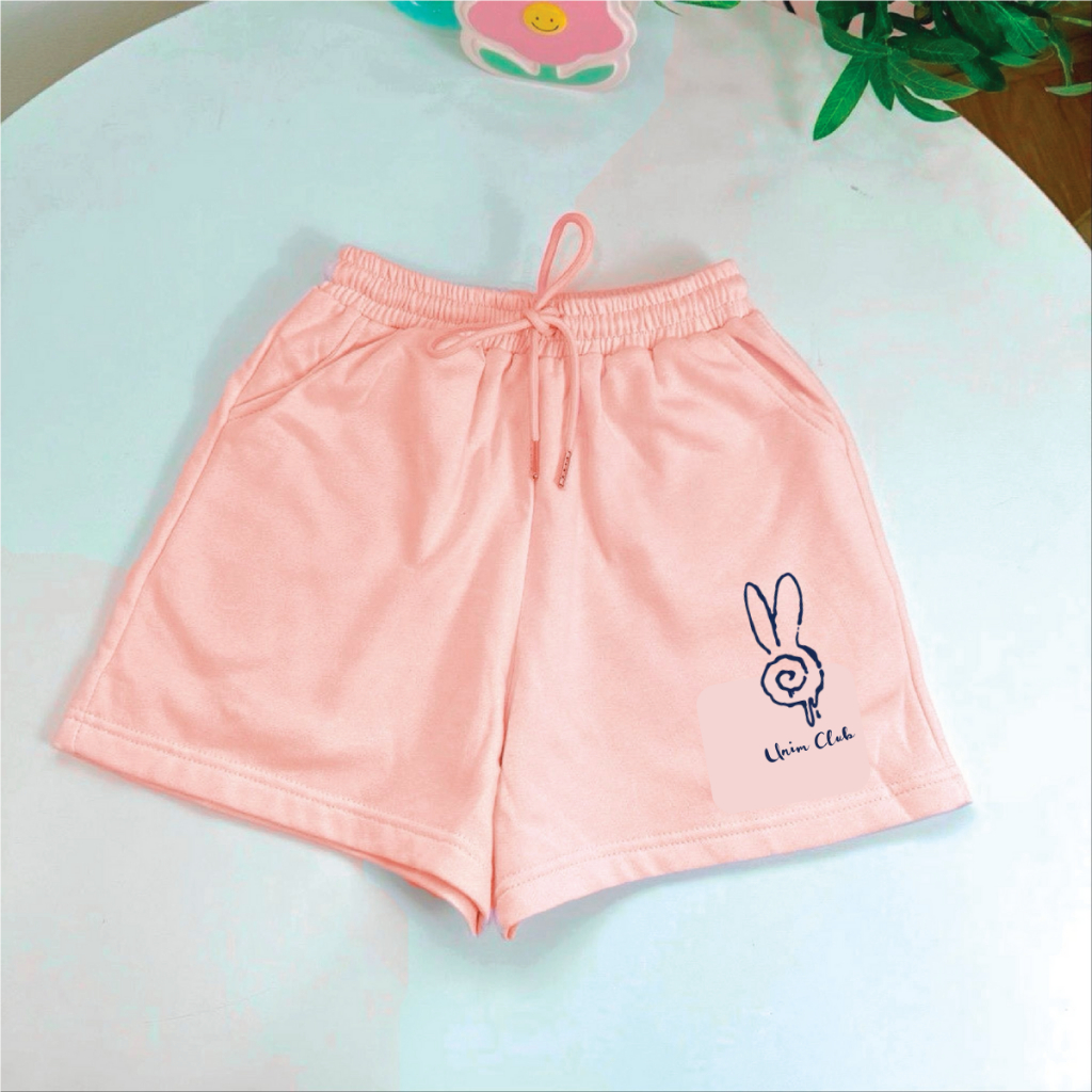 Quần Short Nữ THỎ XOẮN UNIM Chất Liệu Nỉ Chân Cua Cao Cấp Nhiều Màu Unim Store - QSN02