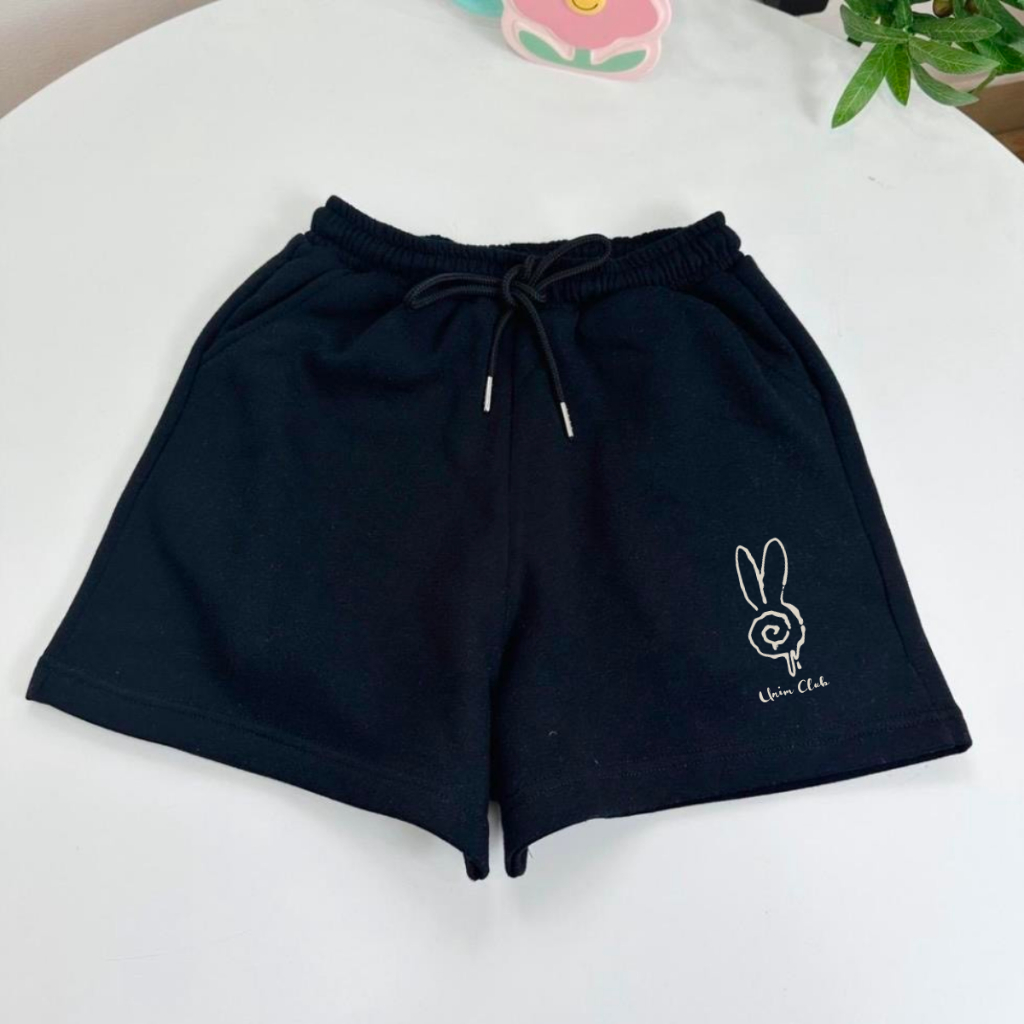 Quần Short Nữ THỎ XOẮN UNIM Chất Liệu Nỉ Chân Cua Cao Cấp Nhiều Màu Unim Store - QSN02