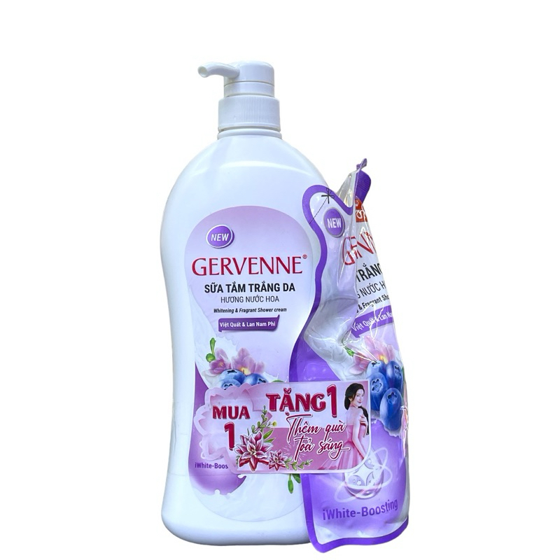 Sữa Tắm Gervenne 900gram tặng kèm túi 450gram