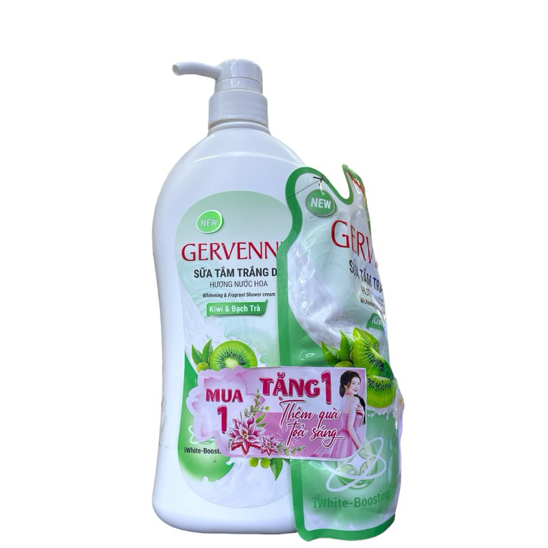 Sữa Tắm Gervenne 900gram tặng kèm túi 450gram