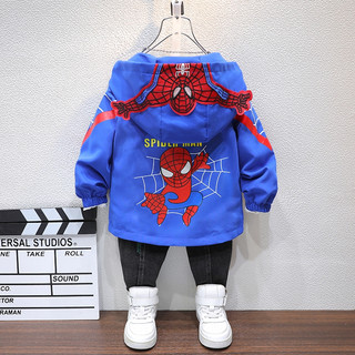Áo Khoác Chống Nắng Trẻ Em Siêu Nhện SUPERMAN 4 Mùa Áo Khoác Gió Bé Trai Bé Gái Cản Gió 6-40Kg